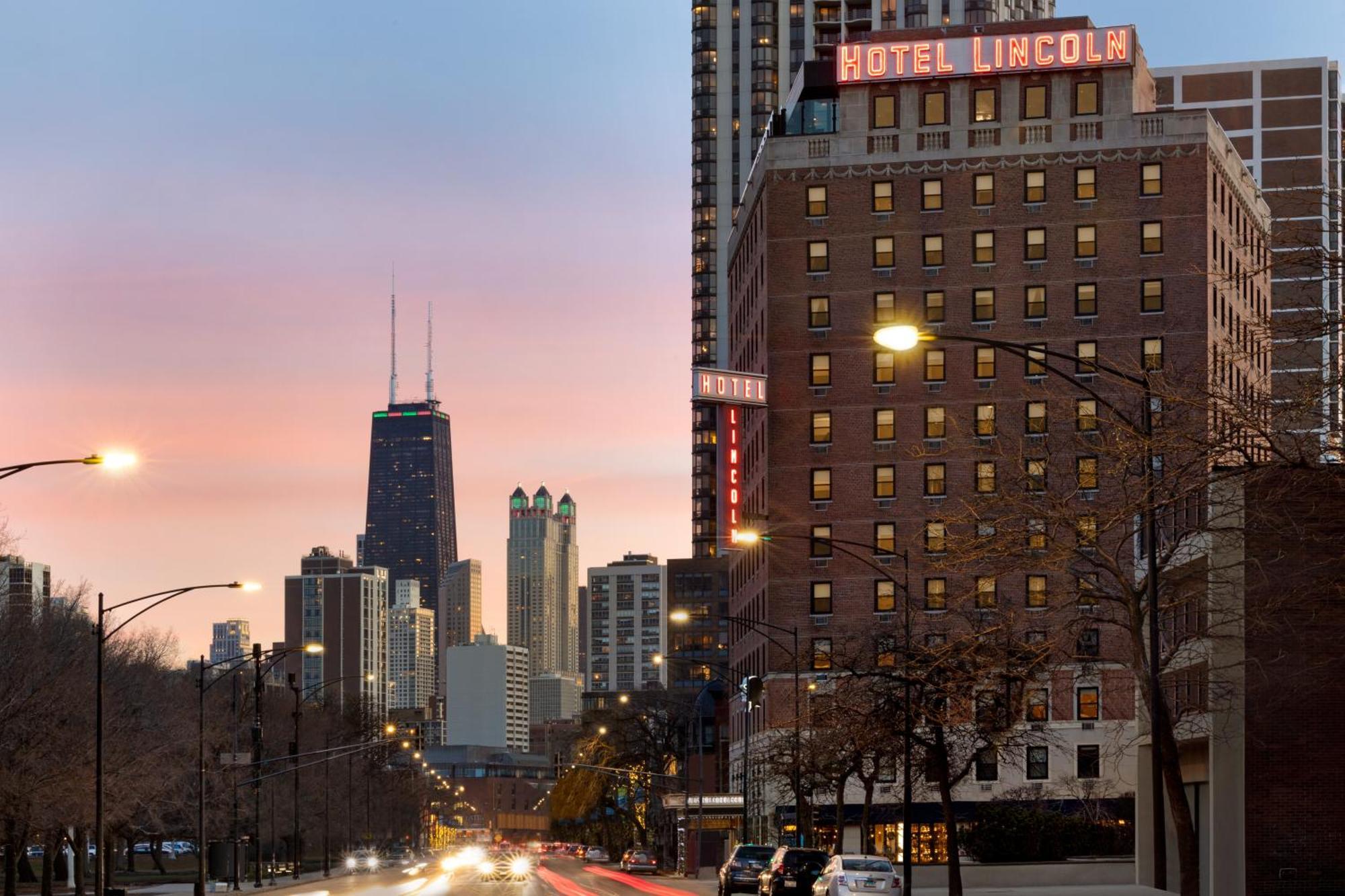 Hotel Lincoln Чикаго Экстерьер фото